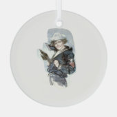 TEE Marinegolf Glas Ornament (Achterkant)