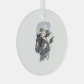 TEE Marinegolf Glas Ornament (Voorkant Rechts)