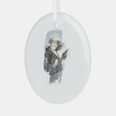 TEE Marinegolf Glas Ornament (Voorkant links)
