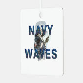 TEE Marinegolf Metaal Ornament (Voorkant links)