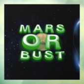 TEE Mars of Bust Raamsticker (Vel 3)