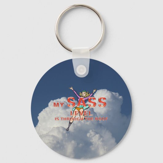 TEE My Sass Level Sleutelhanger (Voorkant)