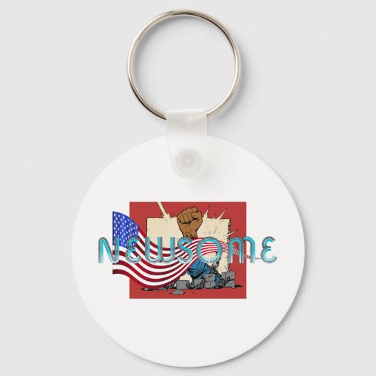 TEE Newsome voor President Sleutelhanger (Voorkant)