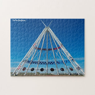 Tee Pee Beeldhouwwerk Legpuzzel
