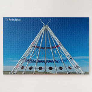 Tee Pee Beeldhouwwerk Legpuzzel