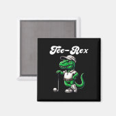Tee Rex Golf T Rex Dinosaur Jongens Heren Dames Ki Magneet (Voorkant / Achterkant)
