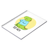 Tee Rex Grappig TShirt TRex Dinosaur Woordgrapje Notitieboek (Linkerzijde)
