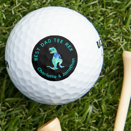 Tee Rex Grappige Dinosaur Golfende Vader Grap Golfballen