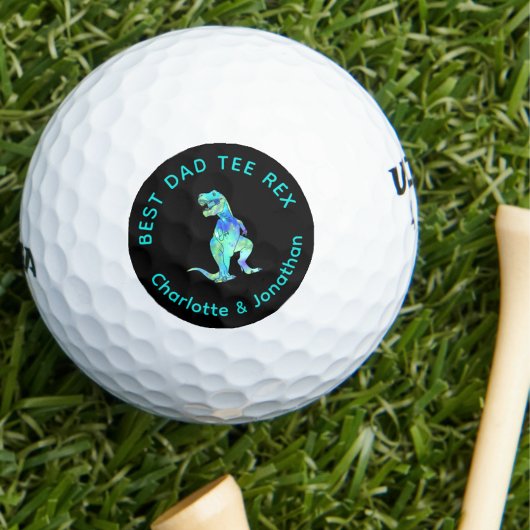 Tee Rex Grappige Dinosaur Golfende Vader Grap Golfballen