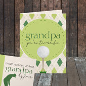 Tee-rrific Persoonlijke Argyle Golf Opvouwbare Cad Kaart