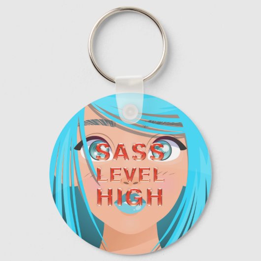 TEE Sass Niveau Hoog Sleutelhanger (Voorkant)