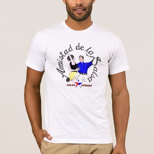 Tee-Shirt Amistad de la salsa blanc T-shirt (Voorkant)