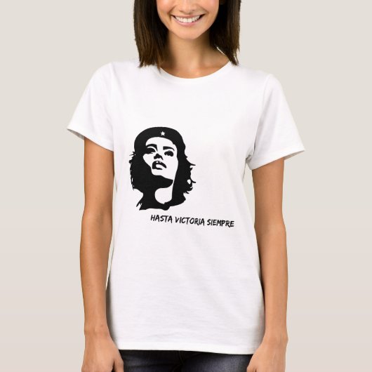 Tee Shirt Femme Cuba Che Guevara Revolution (Voorkant)