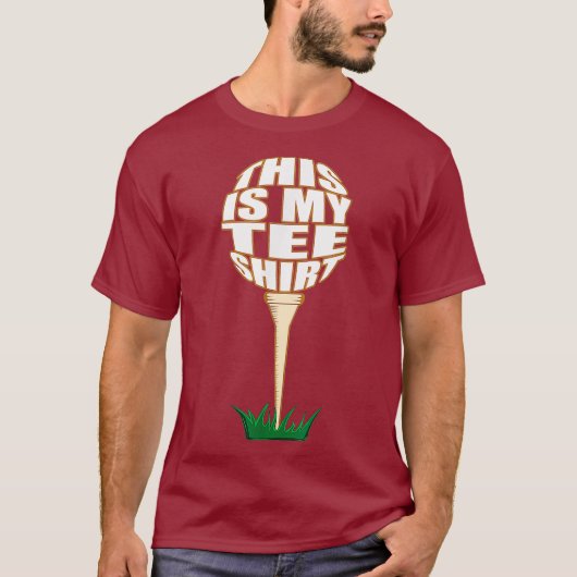 Tee Shirt Funny Golf Dit is mijn T-shirt Golfer (Voorkant)