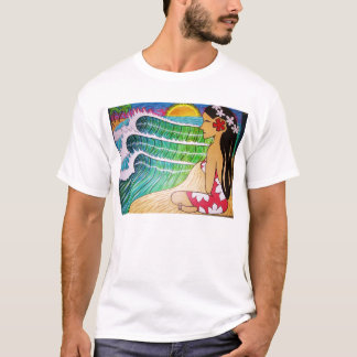 Tee shirt - Hinano Girl Sunset