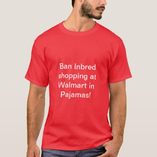 Tee shirt mannen vrouwen verbieden inteelt winkele