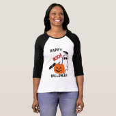 TEE SHIRT WOMENS BOO T-SHIRT HALLOWEEN (Voorkant volledig)