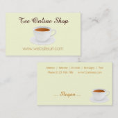 Tee Shop Visitekaartje (Voorkant / Achterkant)