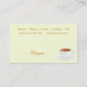 Tee Shop Visitekaartje (Achterkant)