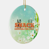 TEE Snack Enough Keramisch Ornament (Rechts)