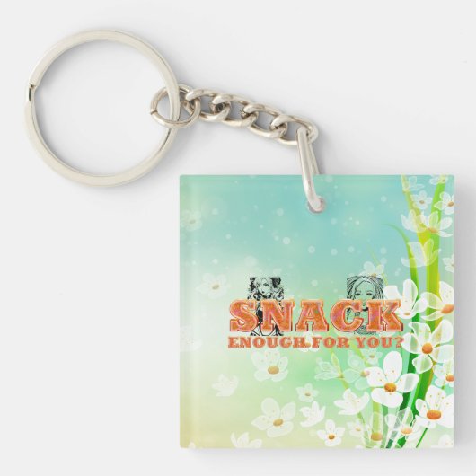 TEE Snack Enough Sleutelhanger (voorkant)
