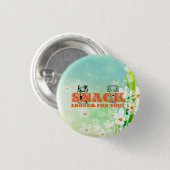 TEE Snack Genoeg Ronde Button 3,2 Cm (Voorkant /achterkant)