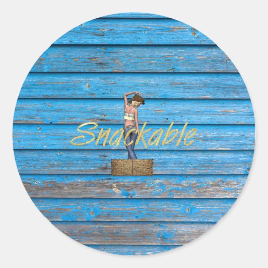 TEE Snackable Ronde Sticker (Voorkant)