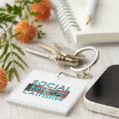 TEE Social Media Catfisher Sleutelhanger (Voorkant Rechts)