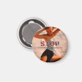 TEE Stop met het kijken naar mijn bezittingen Magneet (Voorkant / Achterkant)
