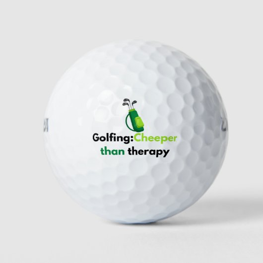 Tee-tijd is mijn tijd,golfer,golfliefhebber golfballen (Voorkant)