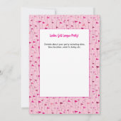 Tee Time Celebration – League Party Invite Kaart (Achterkant)