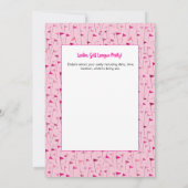 Tee Time Celebration – League Party Invite Kaart (Achterkant)