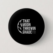Tee Totale Zonsverduistering 2017 Maan Ronde Button 5,7 Cm (Voorkant)