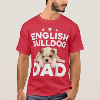 Tee Vaderdag Engelse Bulldog Vader  T-shirt