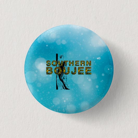 TEE Zuidelijke Boujee Ronde Button 3,2 Cm (Voorkant)