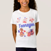 Teeanager meisje t-shirt (Voorkant)