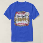 Teeball Grammy, leopard Teeball Grammy for Softbal T-shirt (Design voorkant)