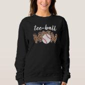 Teeball Ma Leopard Teeball Mam Moederdag 2022 Trui (Voorkant)