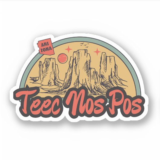 Teec-nos NAO, Arizona-Sticker Sticker (Voorkant)