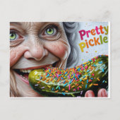 Teecats  augurken briefkaart (Voorkant)