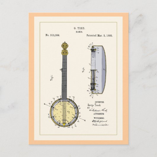 Teed Patent Briefkaart (Voorkant)