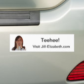 Teehee Bumpersticker (Op auto)