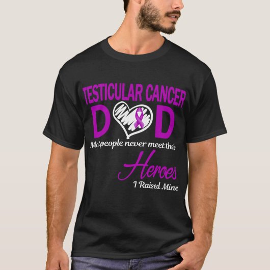 Teelbalkanker Vader Ik Heb de Mijne Overwonnen T-shirt (Voorkant)