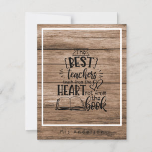 TEELS VAN HEART, geen BOEKLERAREN genaamd CadeauT