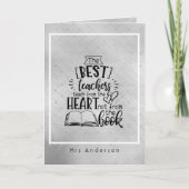 TEELS VAN HEART, geen BOEKLERAREN genaamd CadeauT Notitiekaartje (Voorkant)