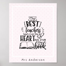 TEELS VAN HEART, geen BOEKLERAREN genaamd CadeauT Poster