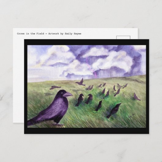 Teelt in het veld briefkaart (Voorkant / Achterkant)