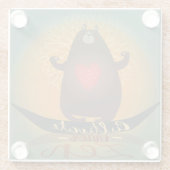 Teelt in Zen Glazen Onderzetter (Achterkant)