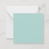 Teelt in Zen Notitiekaartje (Achterkant)