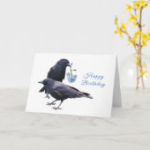 Teelt met Flowers Birthday Card Kaart (Gele Bloem)